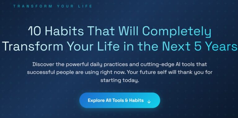 10 Habits That Will Completely Transform Your Life in the Next 5 Years