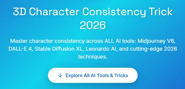 3D Character Consistency Trick